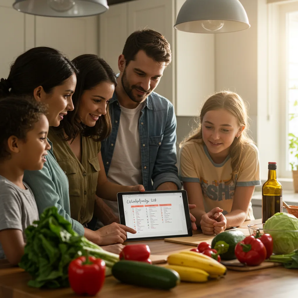 Simplify Meal Prep: Shared Lists, Happy Families